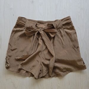 Silk Shorts With Bow